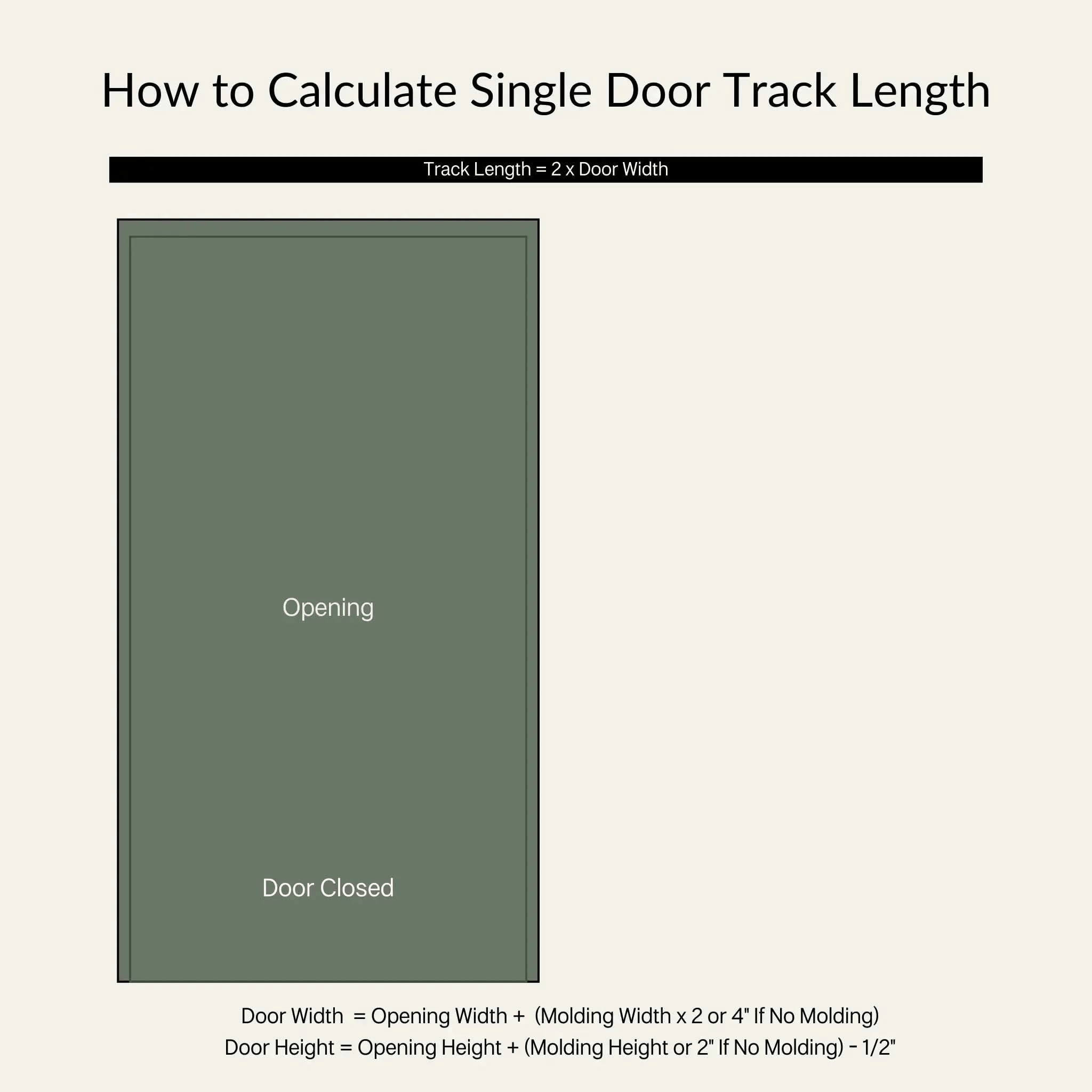 J-Strap Brushed Nickel Single Track Barn Door Hardware Kit