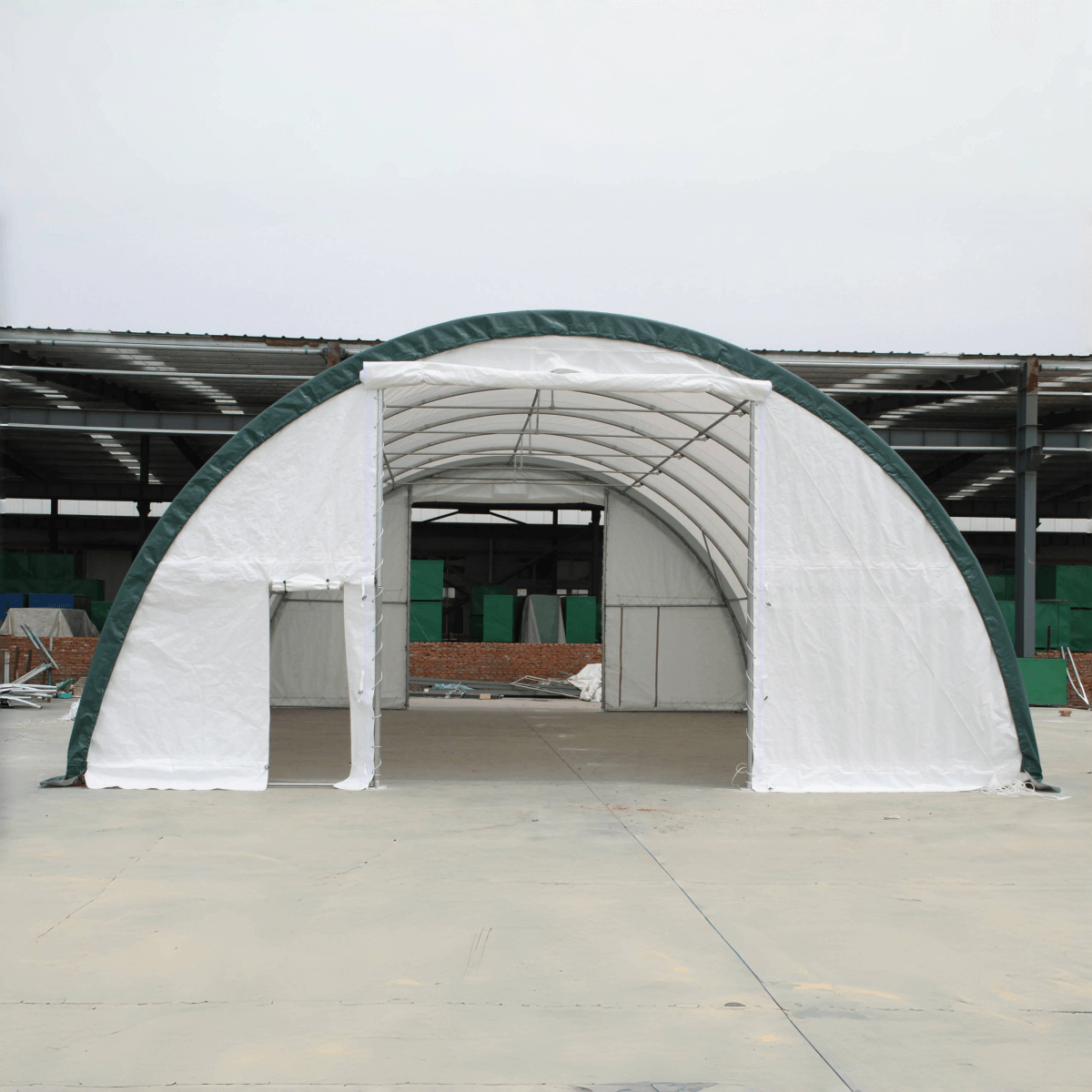 W30'xL40'xH15' Single Truss Arch Storage Shelter