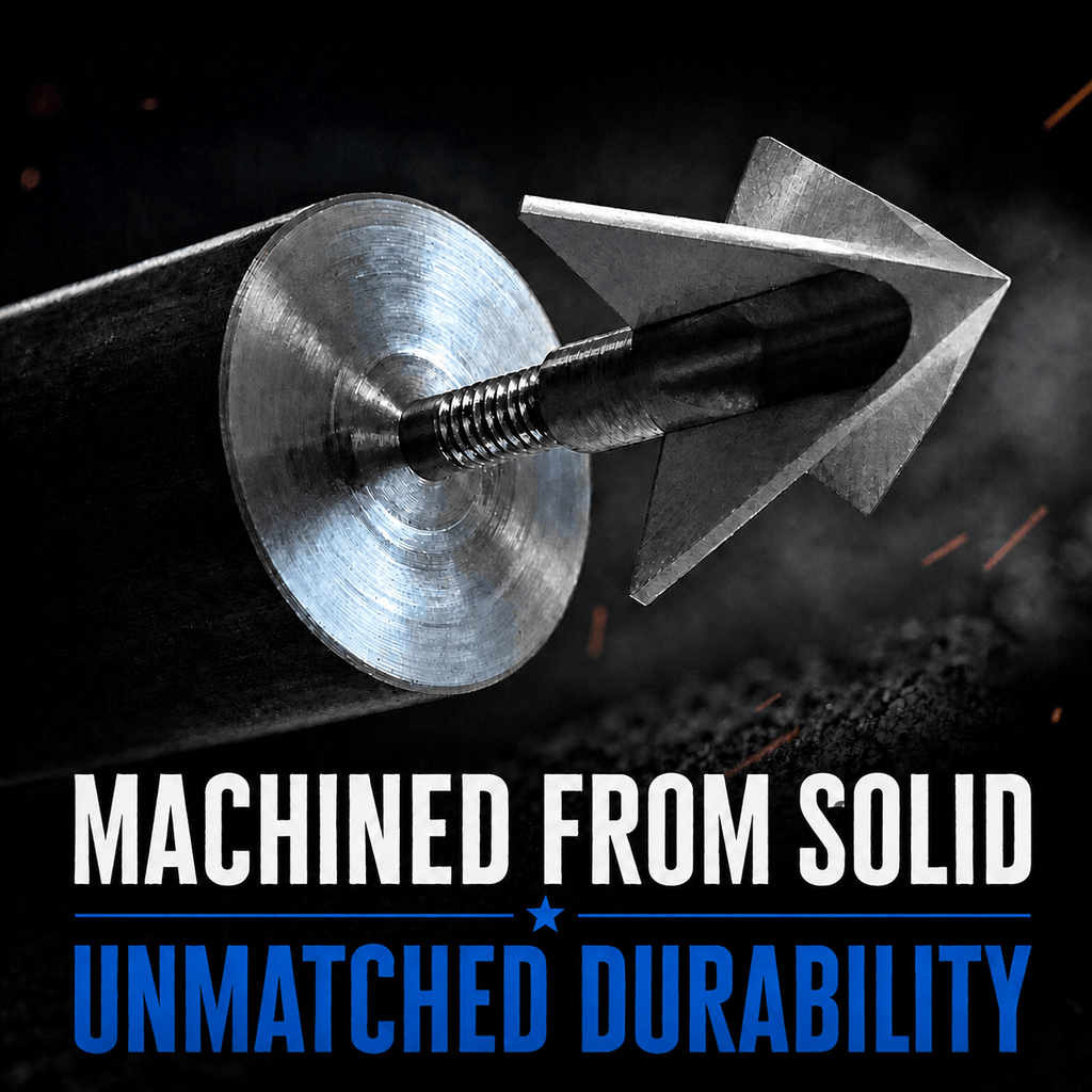 TOTA | 125 grain broadhead | 1-inch solid | fixed blade